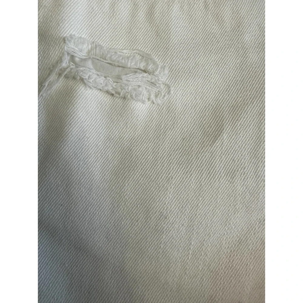 BP RIPPED WHITE DENIM SHORTS - Picture 7 of 13